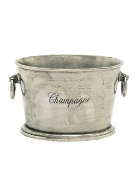 Traditional Aluminum Metal Ice Bucket