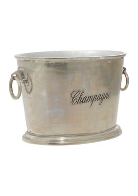 Traditional Aluminum Metal Ice Bucket