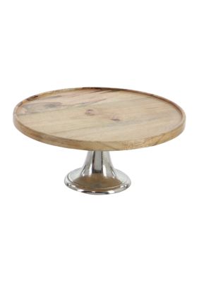 Modern Mango Wood Cake Stand - Set of 3