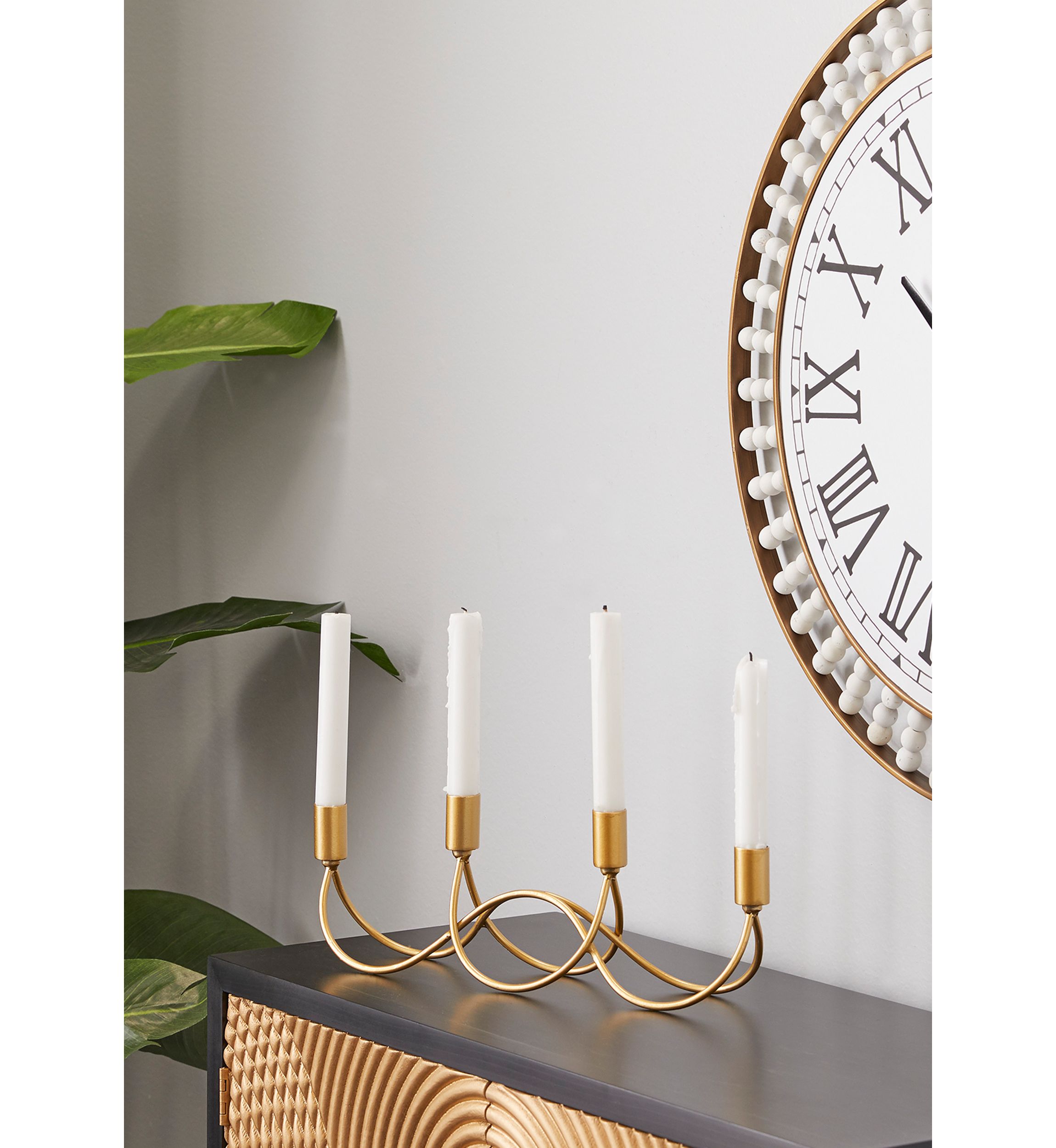 Contemporary Metal Candelabra