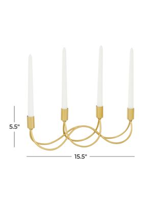 Contemporary Metal Candelabra