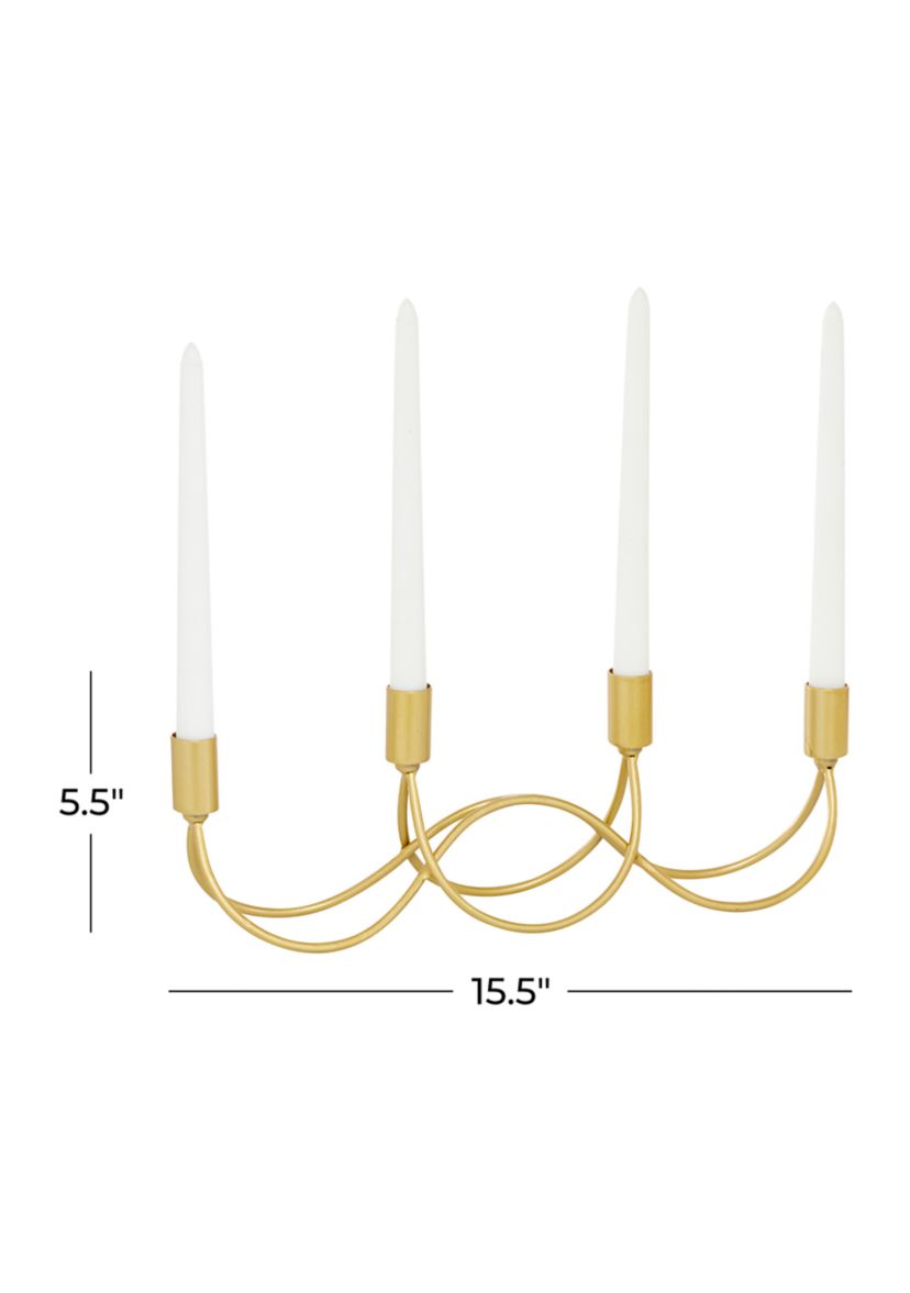 Contemporary Metal Candelabra