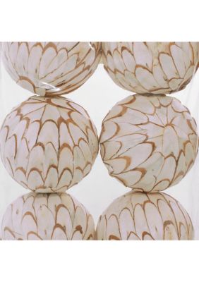 Coastal Dried Plant Orbs & Vase Filler - Set of 2