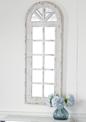 Vintage Wooden Wall Mirror