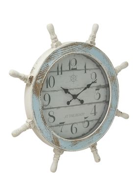 Coastal Wood Wall Clock