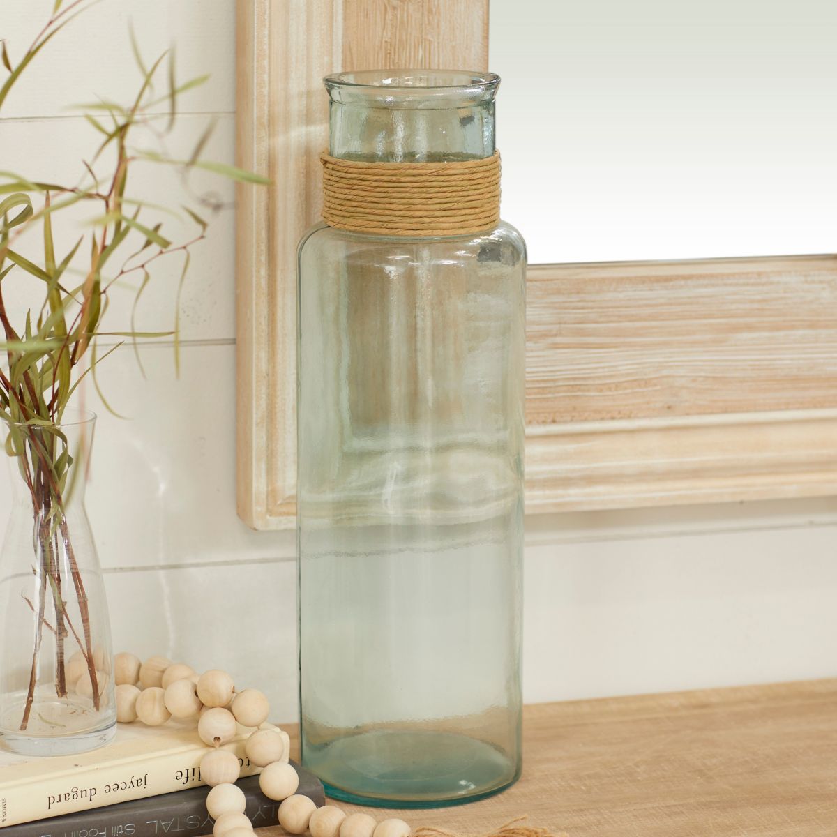 Coastal Recycled Glass Vase