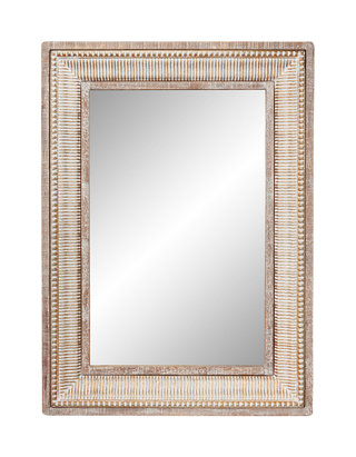 Gold Metal Wall Mirror, Pier One Whitewashed Mirror