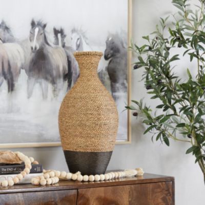 Bohemian Seagrass Vase
