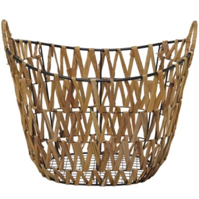 Natural Metal Storage Basket