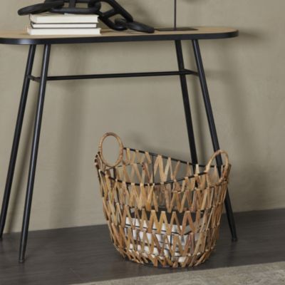 Natural Metal Storage Basket