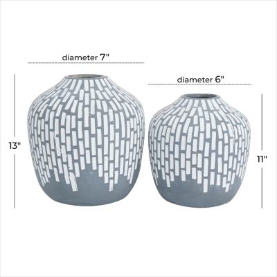 Modern Ceramic Vase - Set of 2