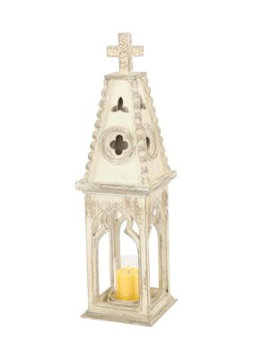 Vintage Wooden Candle Lantern