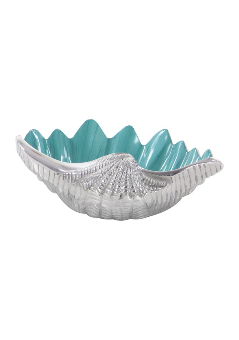 Coastal Aluminum Metal Serving Bowl