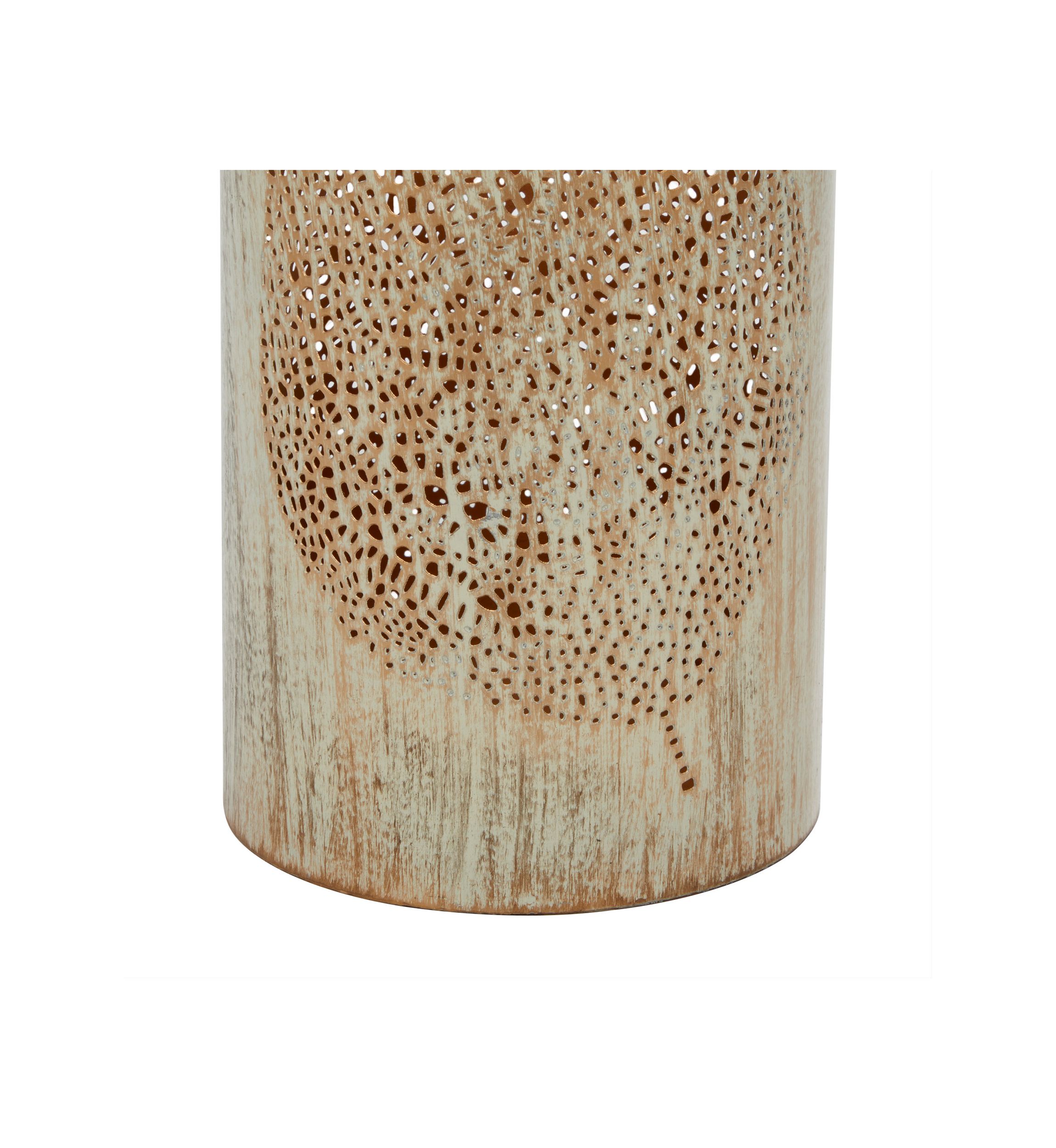 Eclectic Metal Candle Lantern - Set of 3