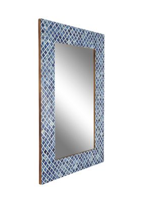 Contemporary Wood Wall Mirror