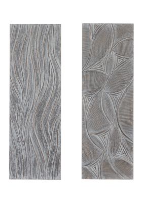 Monroe Lane Modern Wooden Wall Decor - Set of 2 | Belk