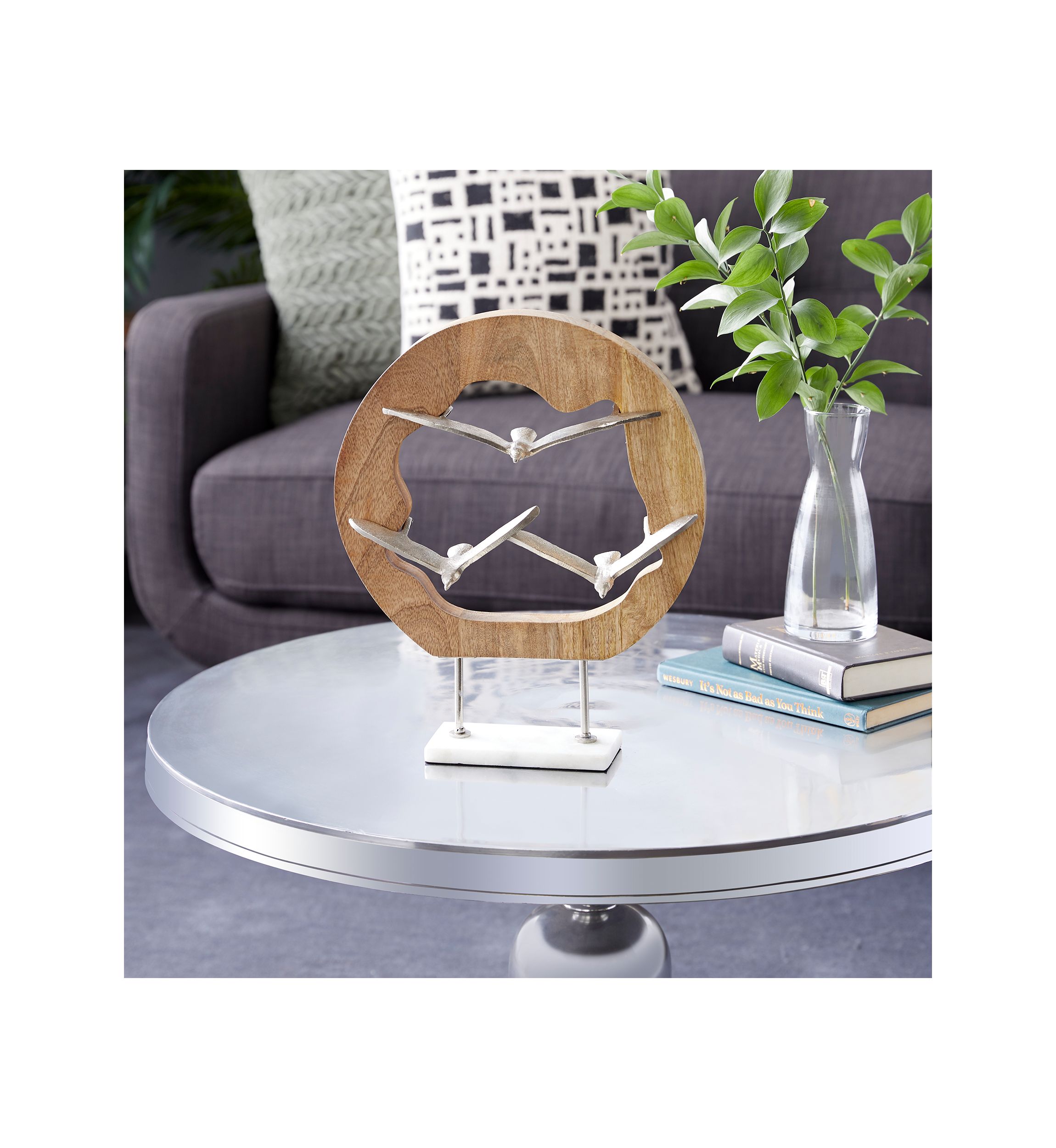 Contemporary Aluminum Metal Sculpture