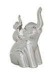 Porcelain Glam Elephant Sculpture