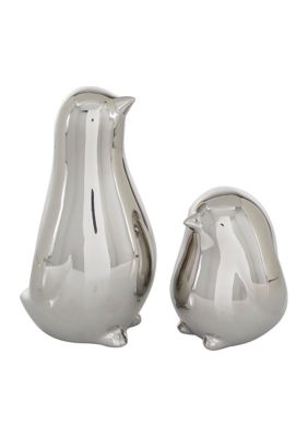 Contemporary Porcelain Ceramic Sculpture - Set of 2
