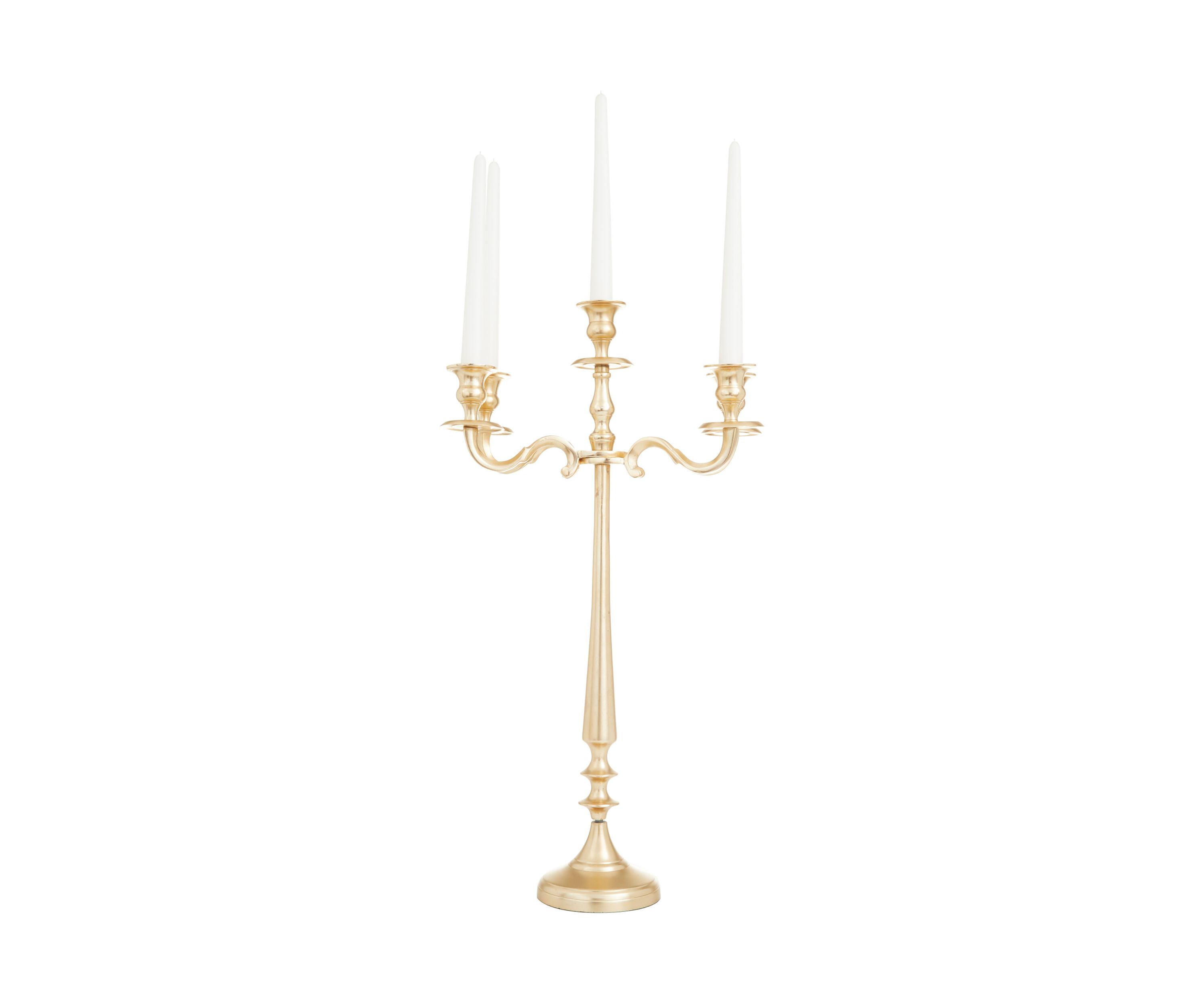 Traditional Aluminum Metal Candelabra