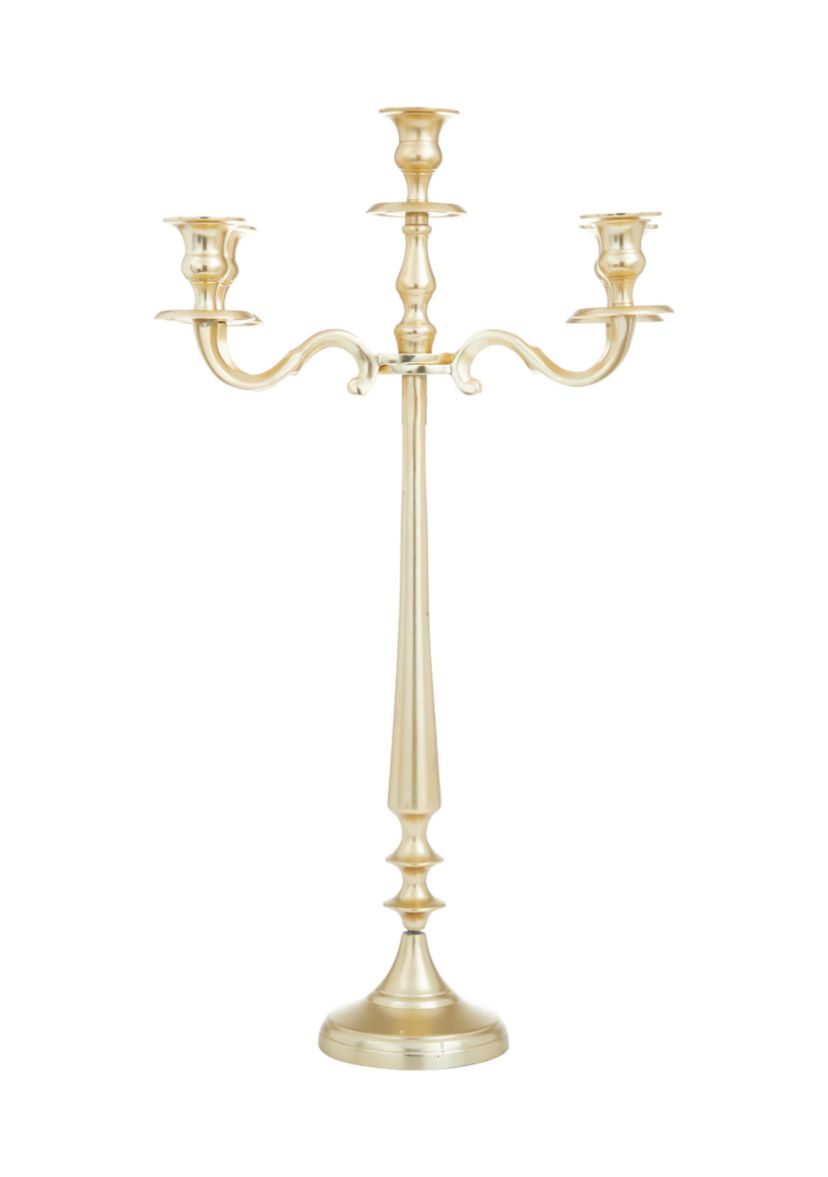 Traditional Aluminum Metal Candelabra