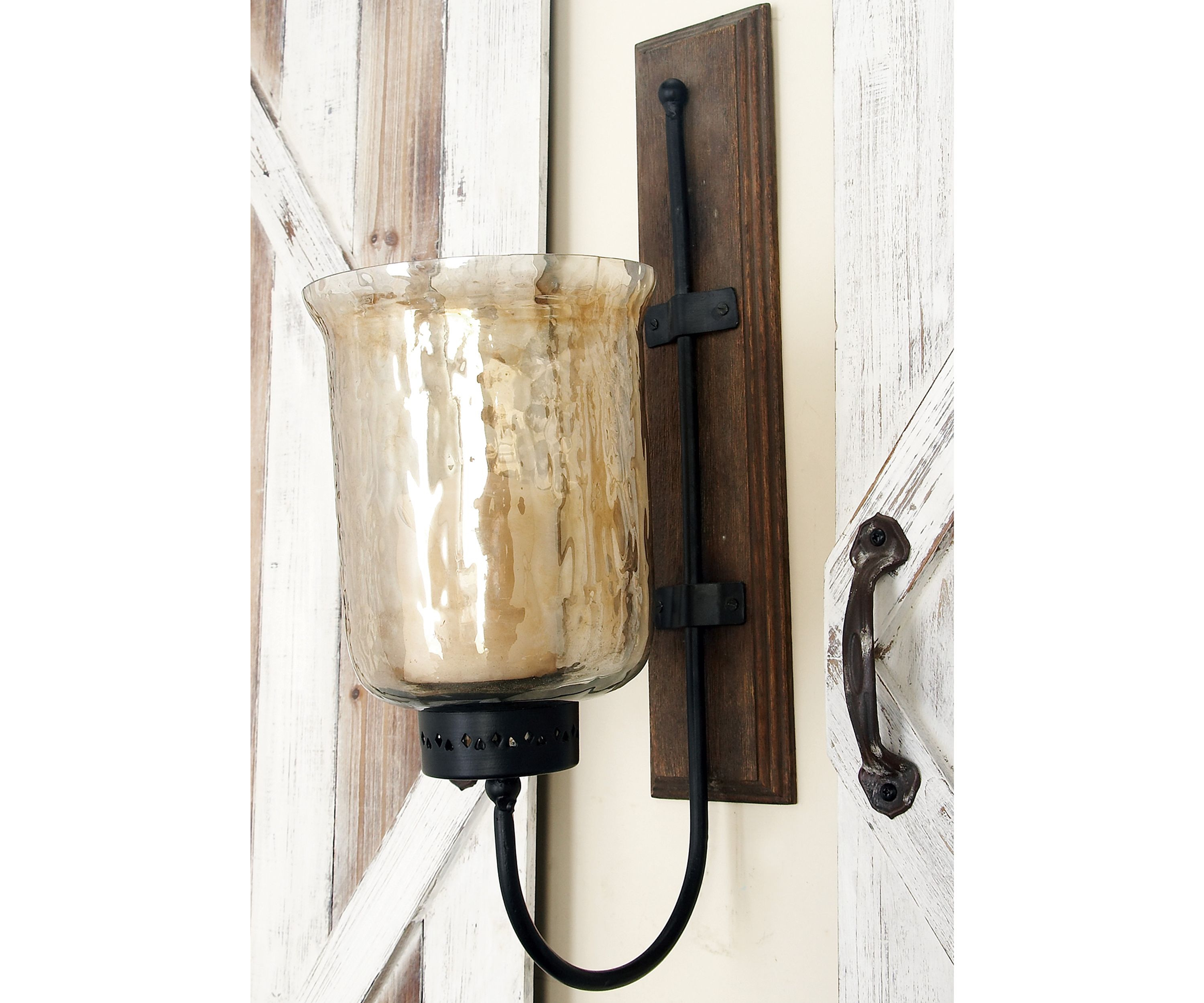 Traditional Mango Wood Wall Sconce