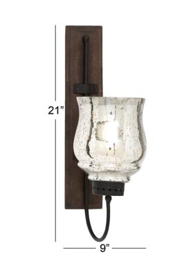 Traditional Mango Wood Wall Sconce
