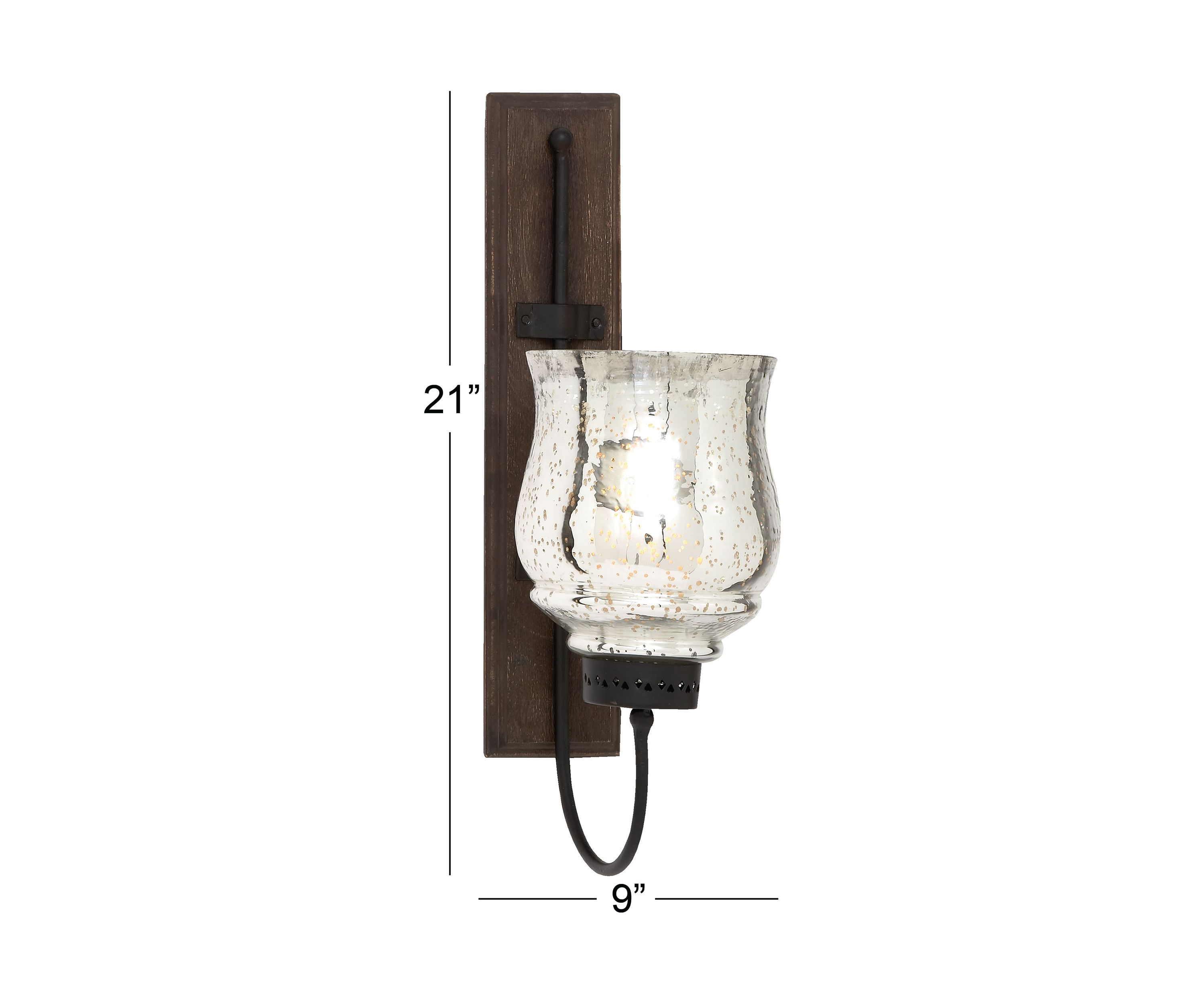 Traditional Mango Wood Wall Sconce