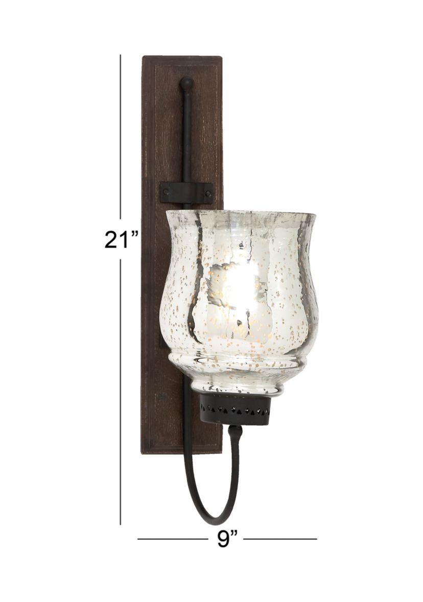 Traditional Mango Wood Wall Sconce