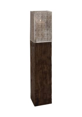 Contemporary Mango Wood Candle Lantern