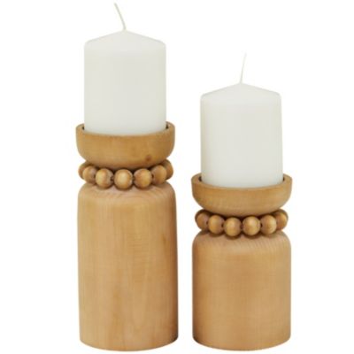 Traditional Wood Candle Holder