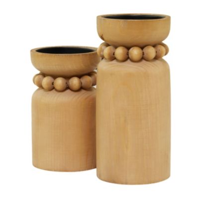 Traditional Wood Candle Holder