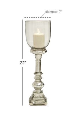 Traditional Glass Hurricane Lamp