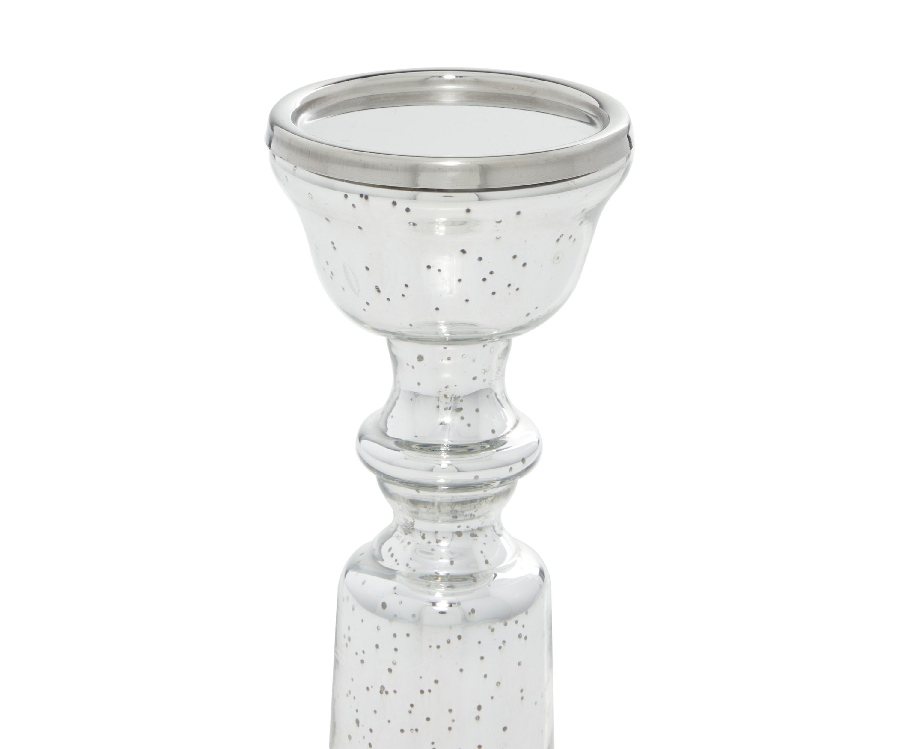 Traditional Glass Candle Holder - Set of 2