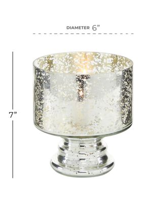 Contemporary Glass Hurricane Lamp