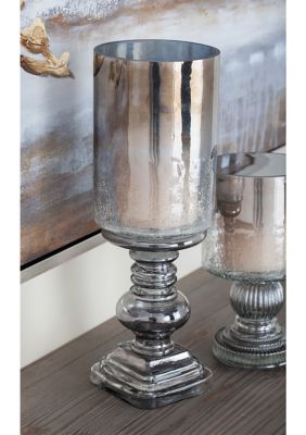 Traditional Glass Hurricane Lamp