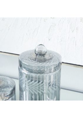 Glam Glass Decorative Jars - Set of 2