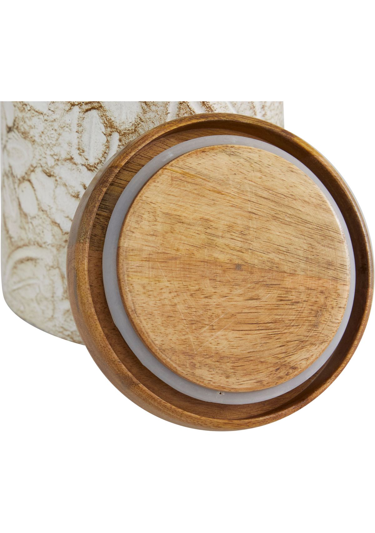Farmhouse Ceramic Decorative Jars - Set of 2