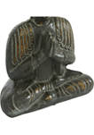 Ceramic Rustic Buddha Sculpture