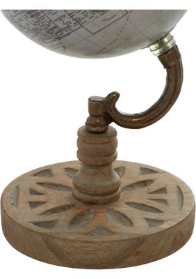 Traditional Wood Globe