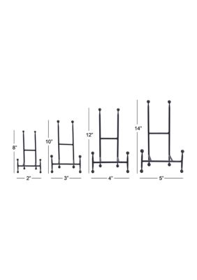 Modern Metal Easel - Set of 4