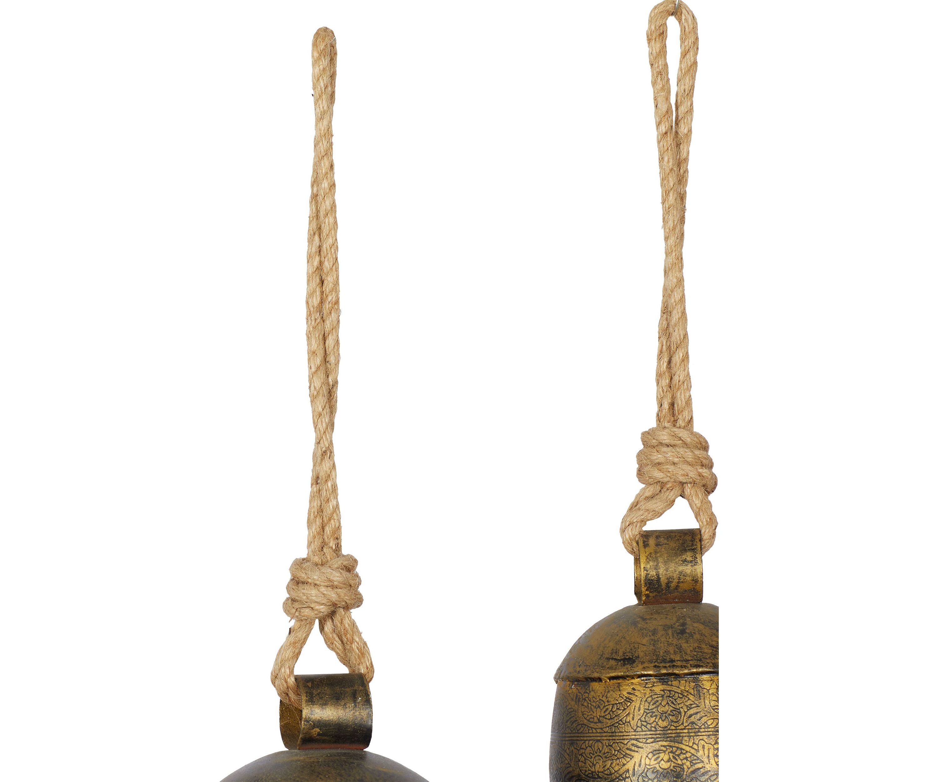 Rustic Metal Decorative Cow Bell - Set of 3