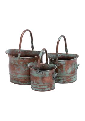 Rustic Metal Planter