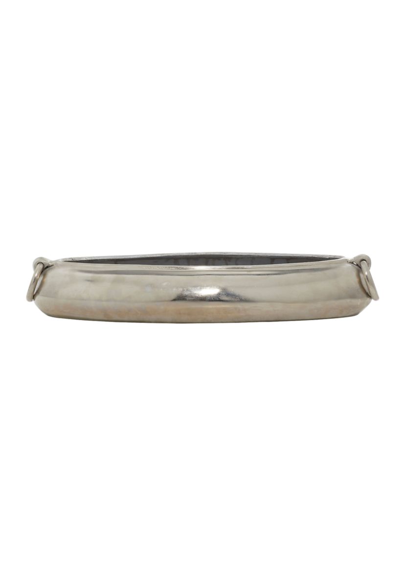 Contemporary Aluminum Metal Decorative Bowl