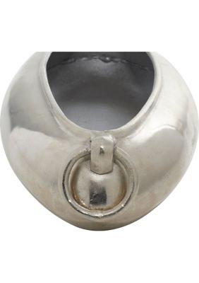 Contemporary Aluminum Metal Decorative Bowl