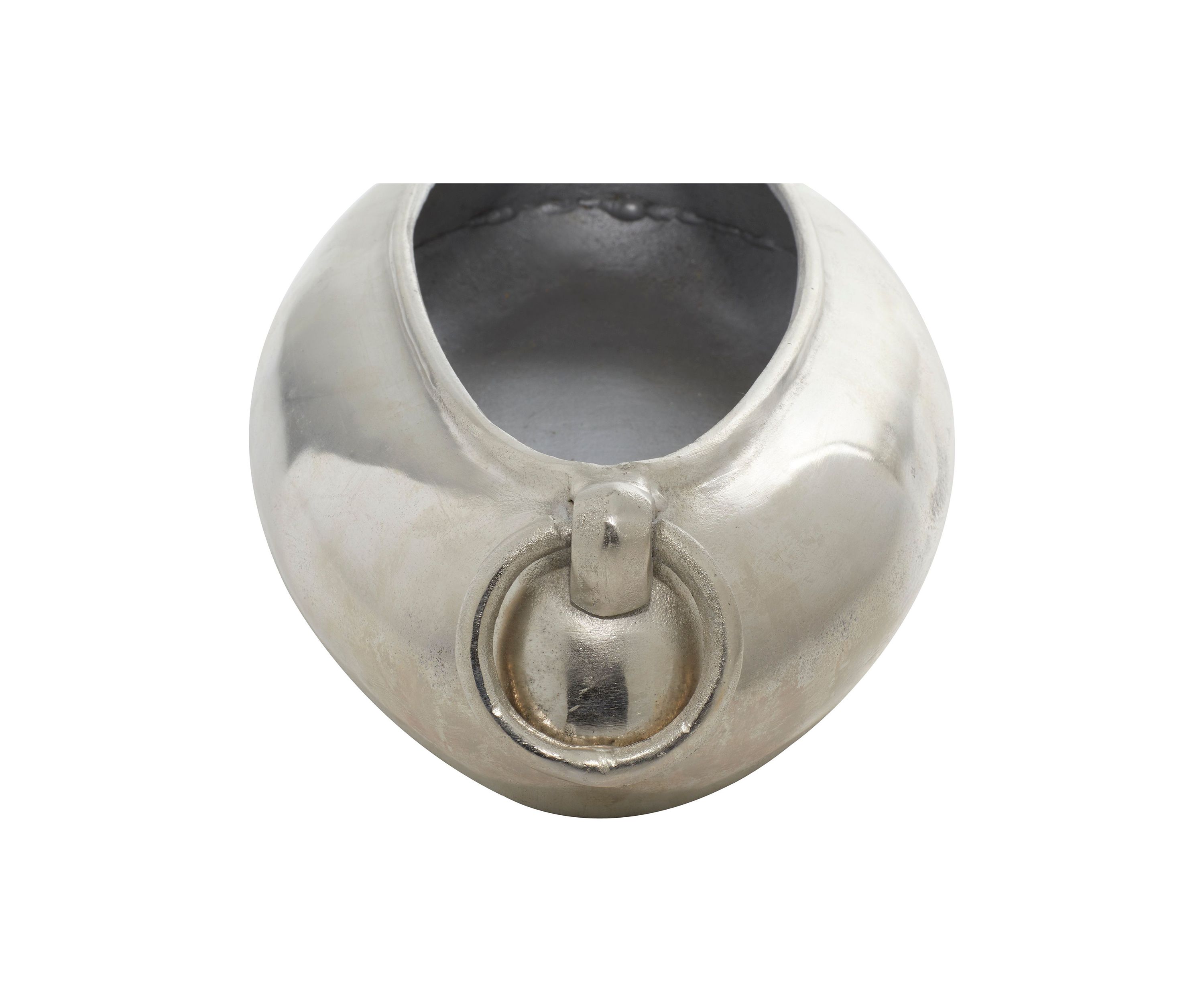 Contemporary Aluminum Metal Decorative Bowl