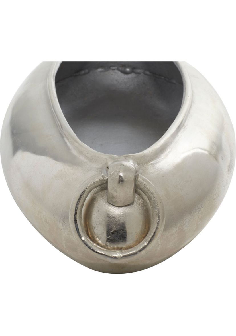 Contemporary Aluminum Metal Decorative Bowl