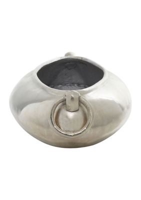 Contemporary Aluminum Metal Decorative Bowl