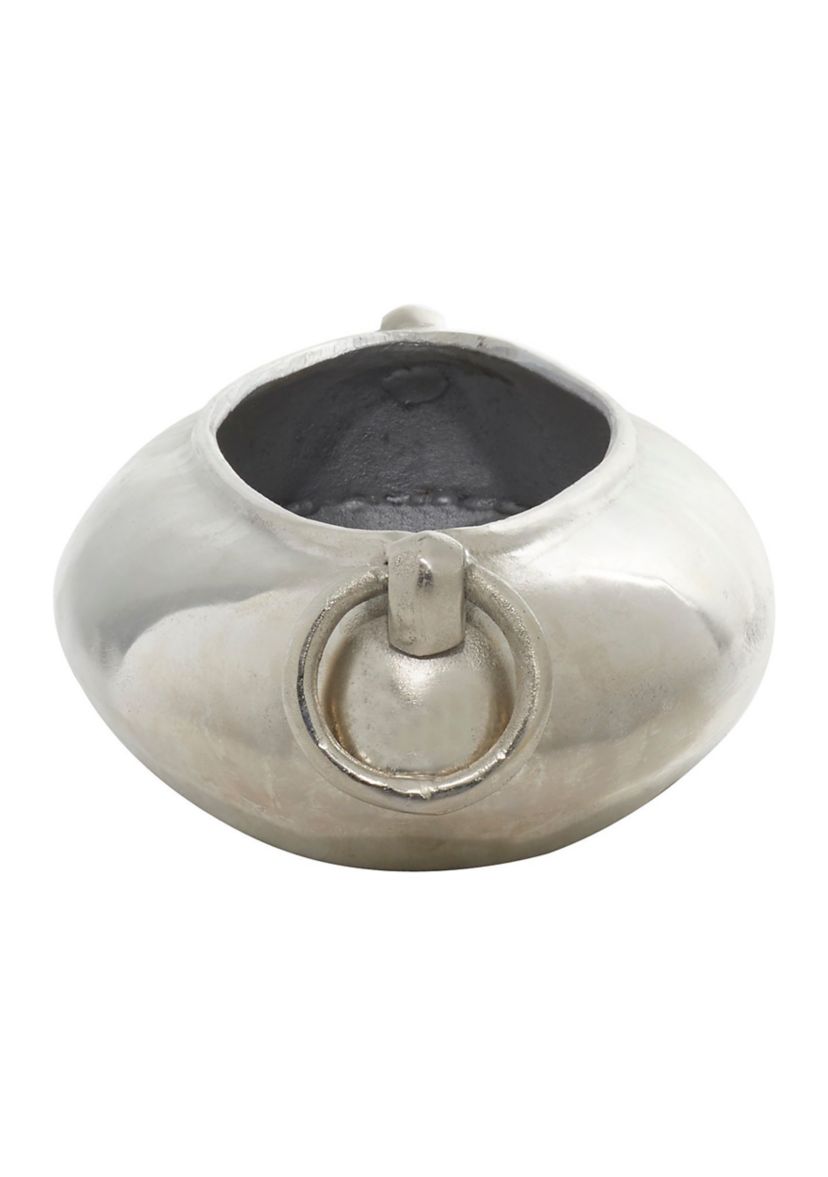 Contemporary Aluminum Metal Decorative Bowl