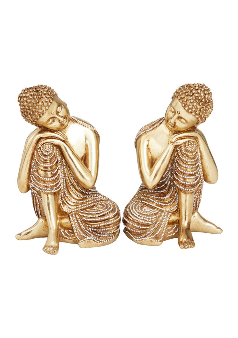Traditional Polystone Sculpture - Set of 2